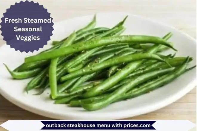 Outback Steakhouse Gluten Free Menu with Prices 2025 31 Fresh Steamed Seasonal Veggies Menu with Prices