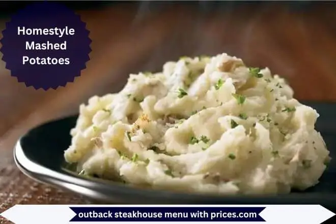Outback Mashed Potatoes Price Calories 3 Homestyle Mashed Potatoes