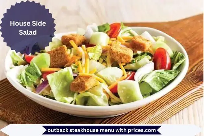 Outback Steakhouse Breakfast Menu With Prices 2025 34 House Side Salad Menu with Prices