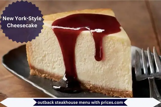 Outback Steakhouse Gluten Free Menu with Prices 2025 11 New York-Style Cheesecake Menu with Prices