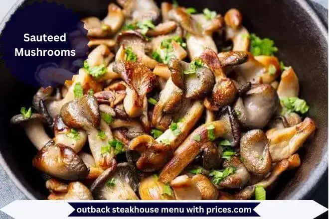 Outback Steakhouse Gluten Free Menu with Prices 2025 33 Sauteed Mushrooms Menu with Prices