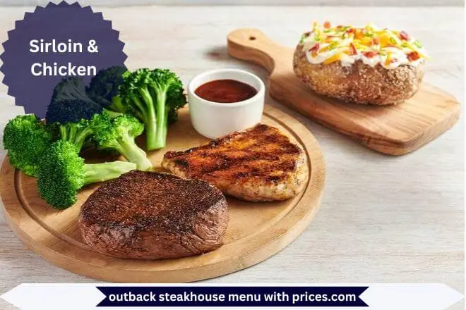 Outback Steakhouse Gluten Free Menu with Prices 2025 4 Sirloin & Chicken Menu With Prices