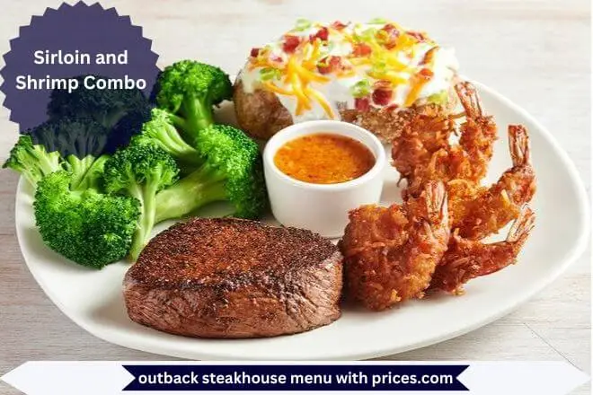 Outback Steakhouse Gluten Free Menu with Prices 2025 2 Sirloin and Shrimp Combo Menu With Prices