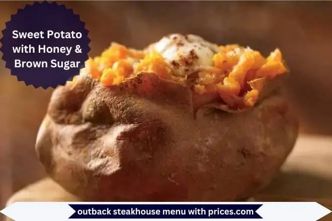 Outback Steakhouse Gluten Free Menu with Prices 2025 30 Sweet Potato with Honey & Brown Sugar Menu with Prices