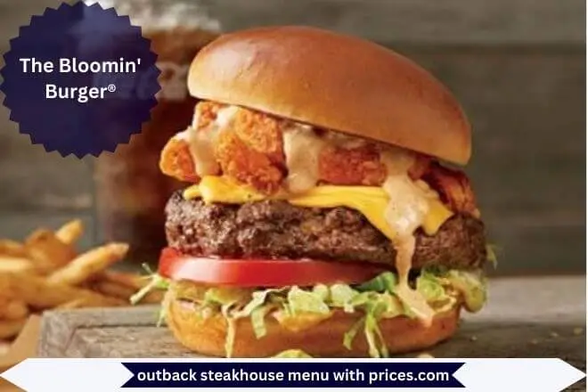 Outback Steakhouse Breakfast Menu With Prices 2025 22 The Bloomin' Burger® Menu with Prices