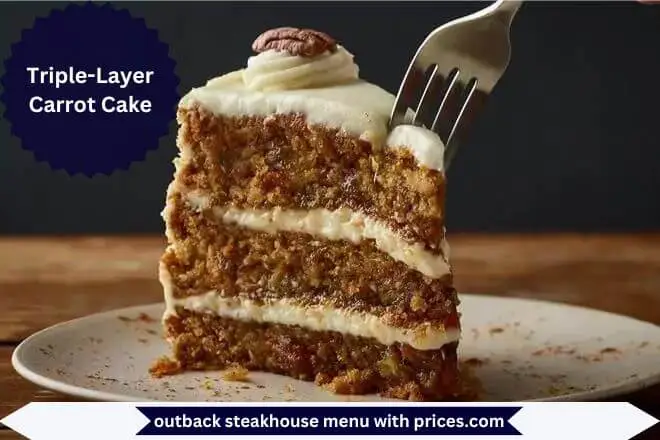 Outback Steakhouse Gluten Free Menu with Prices 2025 8 Triple-Layer Carrot Cake Menu with Prices