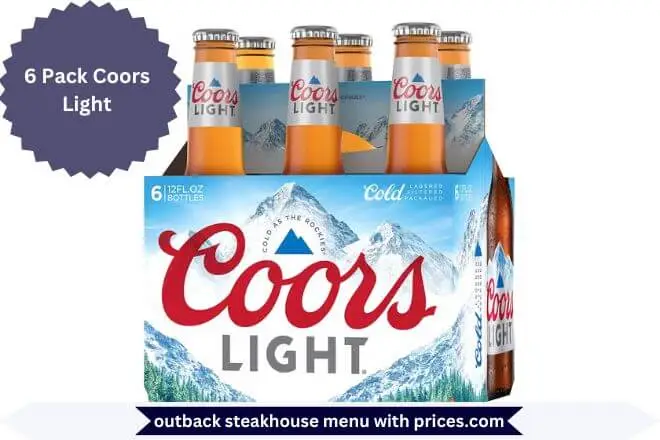 Outback Steakhouse Breakfast Menu With Prices 2025 84 6 Pack Coors Light Menu with Prices