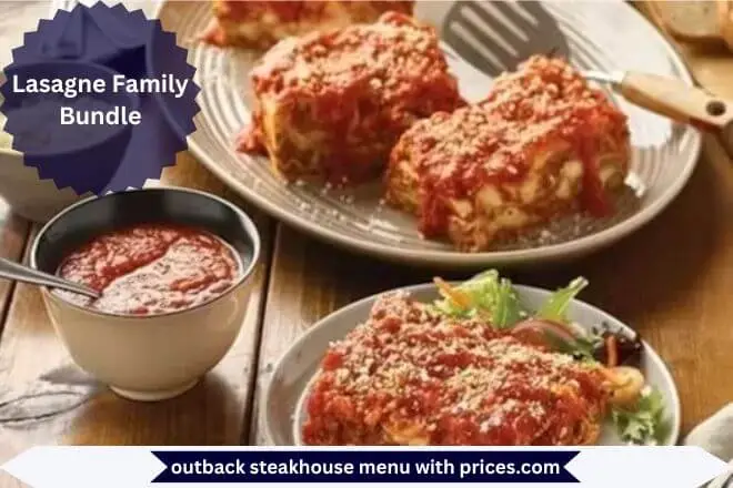 Outback Lasagne Price Calories 1 Lasagne Family Bundle