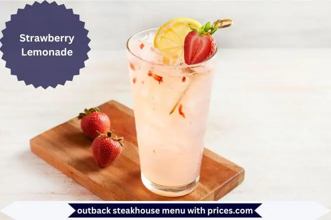 Outback Drink Menu With Prices 2025 9 Strawberry Lemonade